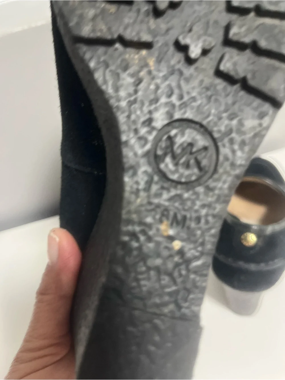Michael Kors Classic Black Suede Women's Loafers